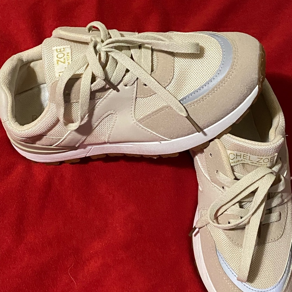 Rachel Zoe Kids' Cream and White Sneakers